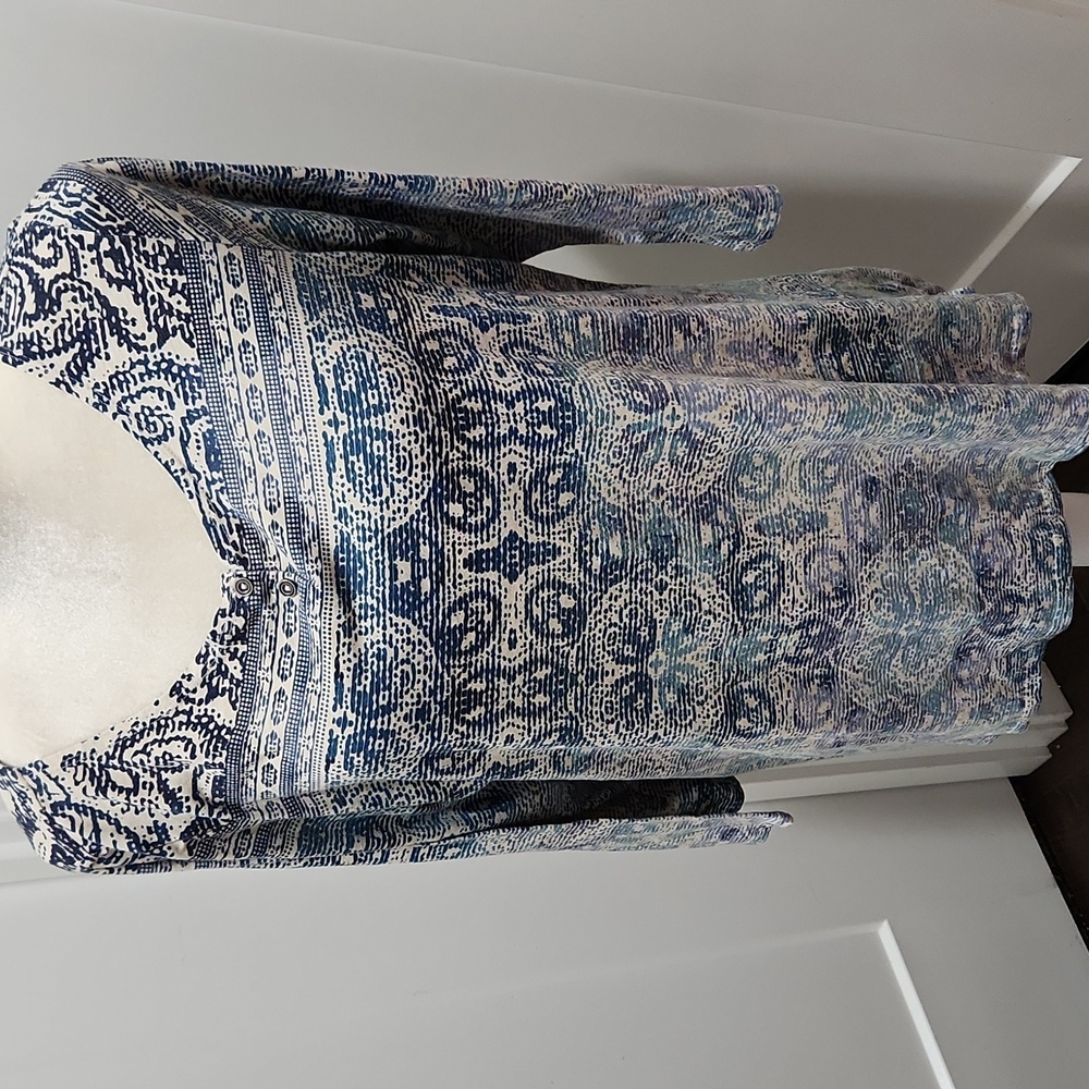Sonoma Tunic XL Round Neck Mandella Pattern